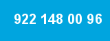 922 148 00 96 922 148 00 96